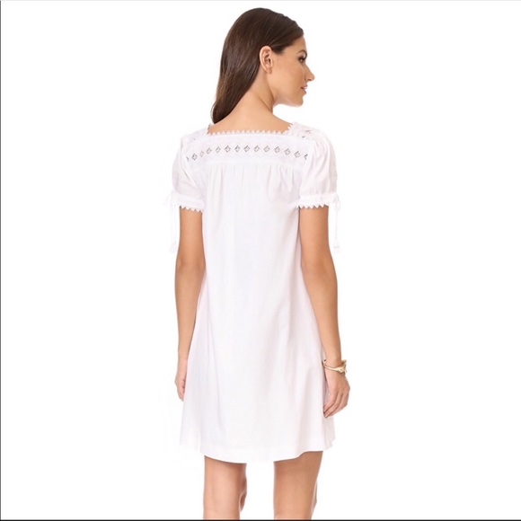 Madewell Smock Boho Eyelet Dress - Picture 2 of 8